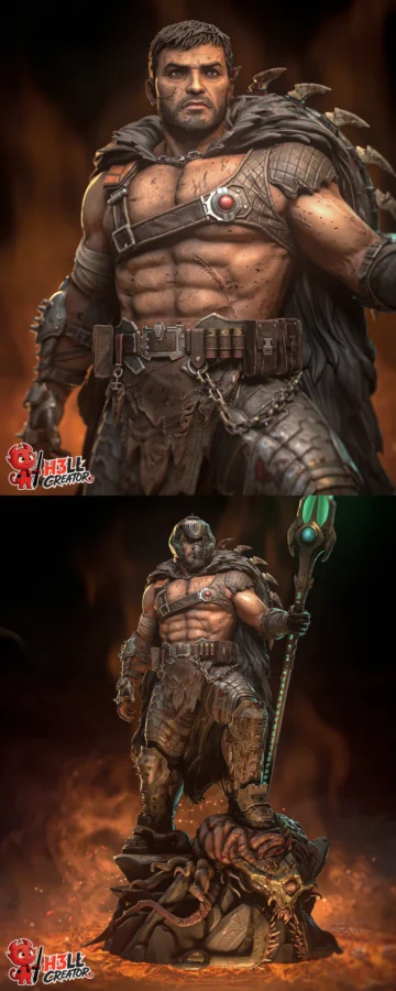 Doom Slayer – The Dark Ages STL model for 3D printing