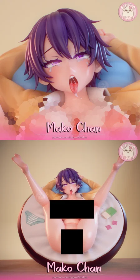 Mako Chan STL model for 3D printing