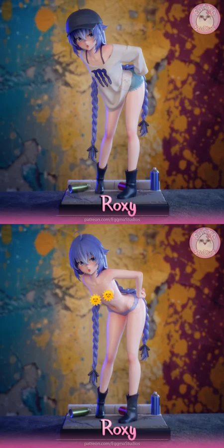 Roxy Mushoku Tensei STL model for 3D printing