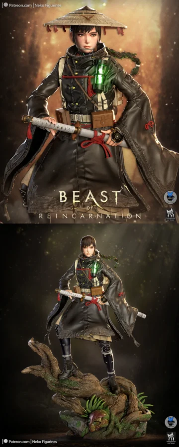 Emma Beast Of Reincarnation STL model for 3D printing