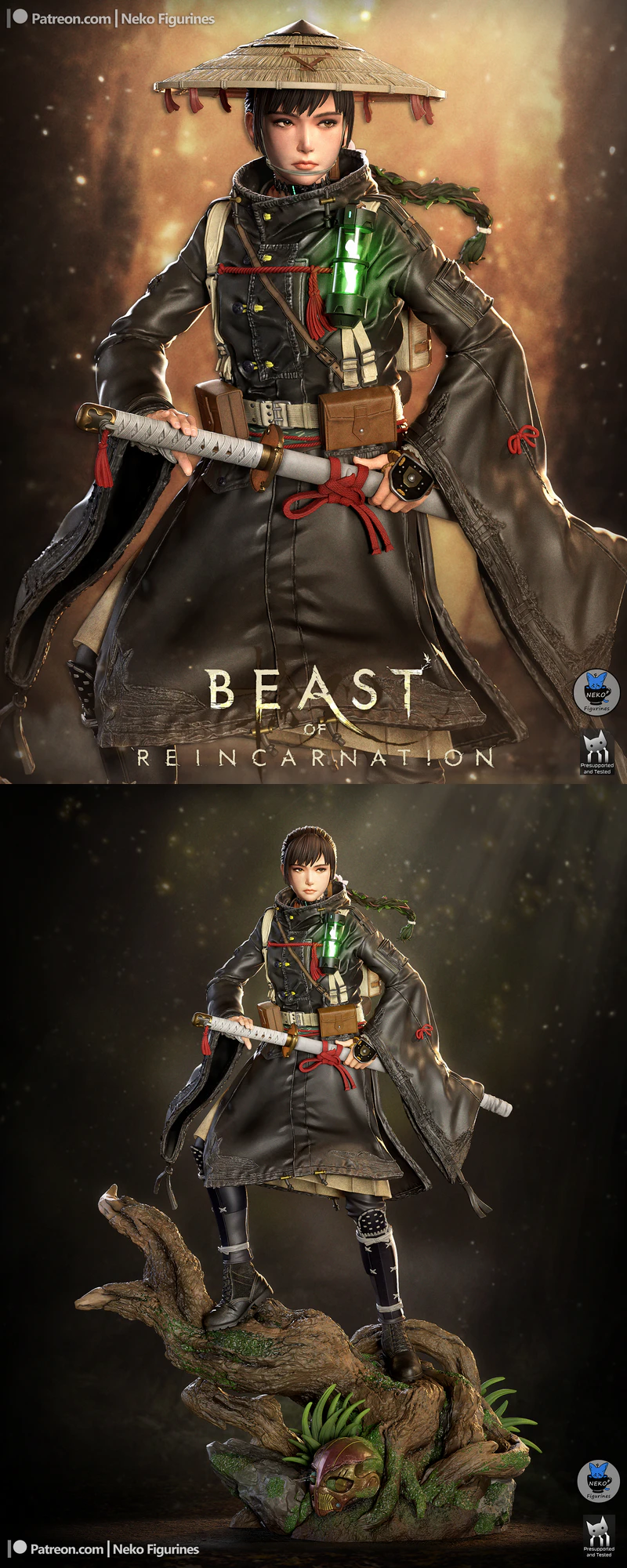Emma Beast Of Reincarnation STL model for 3D printing