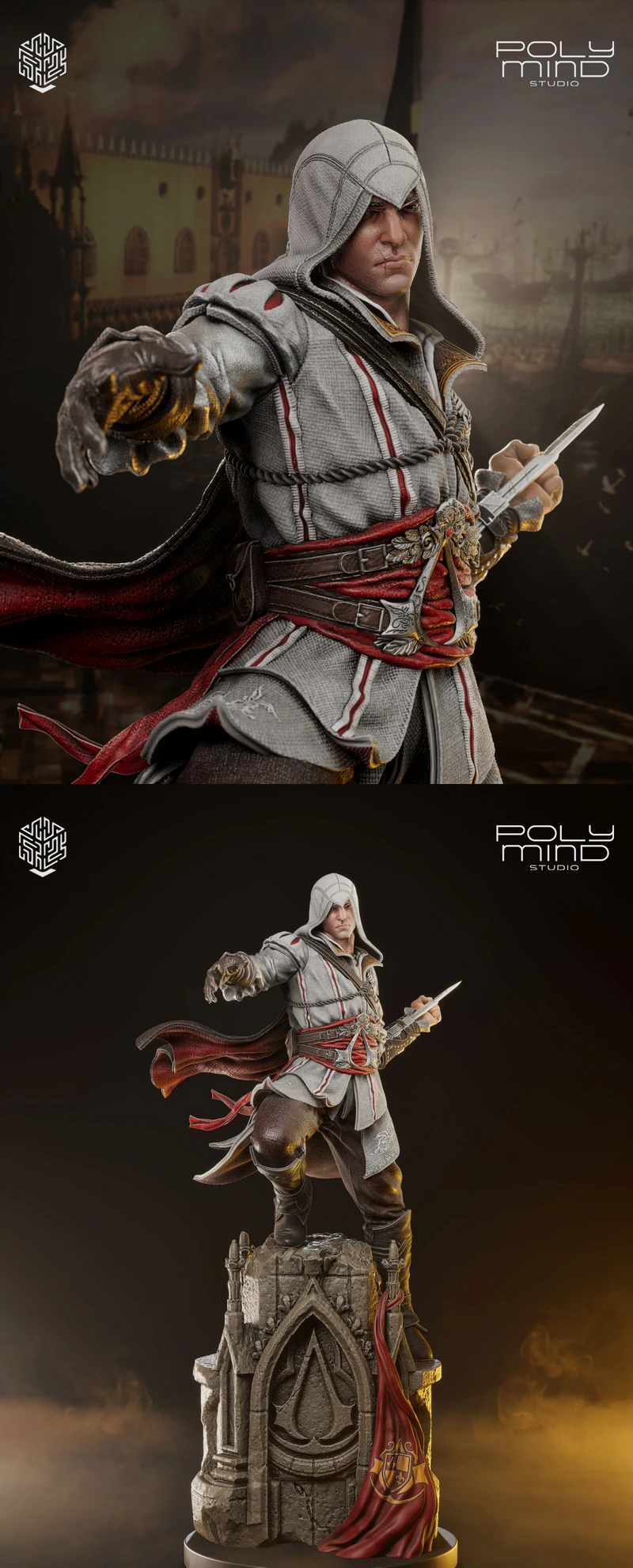 Ezio Auditore STL model for 3D printing