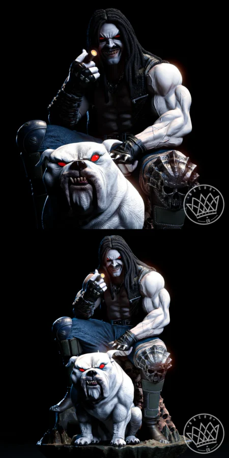 Lobo and Dawg STL model for 3D printing
