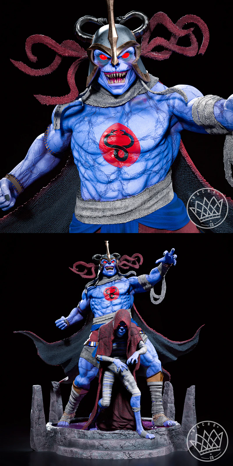 Mumm-ra from Thundercats STL model for 3D printing