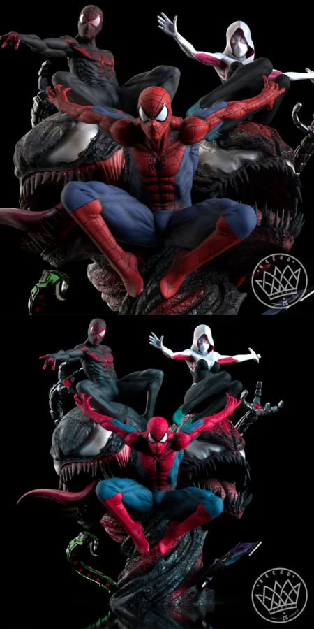Spiderverse Diorama STL model for 3D printing