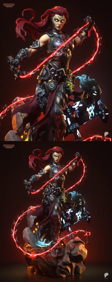 Fury – Darksiders STL model for 3D printing