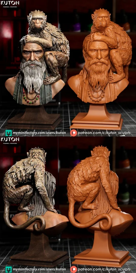 Girish And Bandar STL model for 3D printing