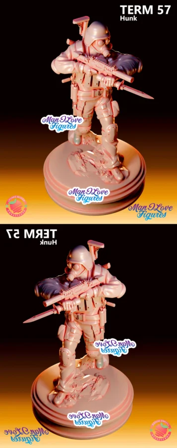 HUNK STL model for 3D printing