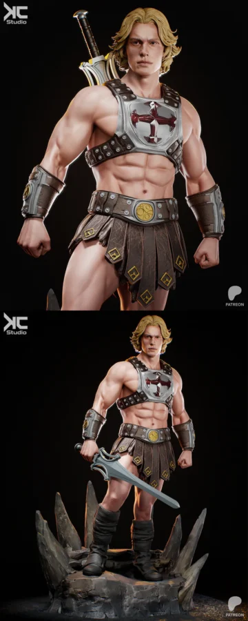 He-Man – Masters of The Universe Fanart STL model for 3D printing