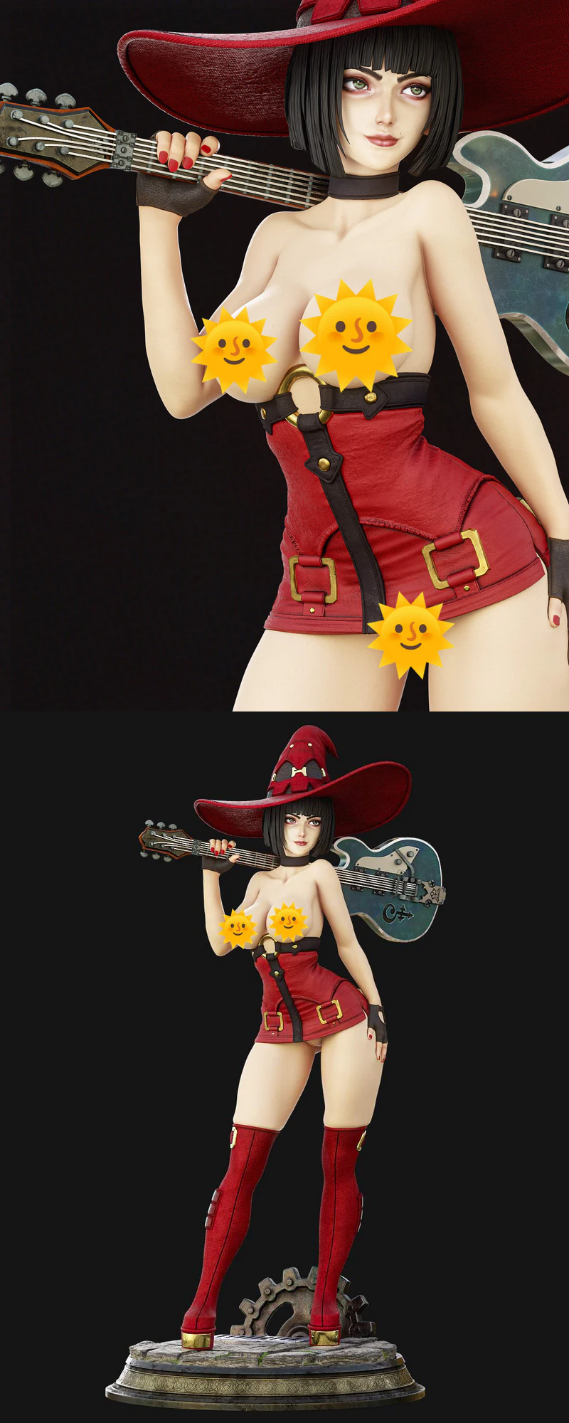 I-No Guilty Gear Extra STL model for 3D printing