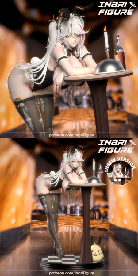Azur Lane Bunny Prinz Eugen STL model for 3D printing