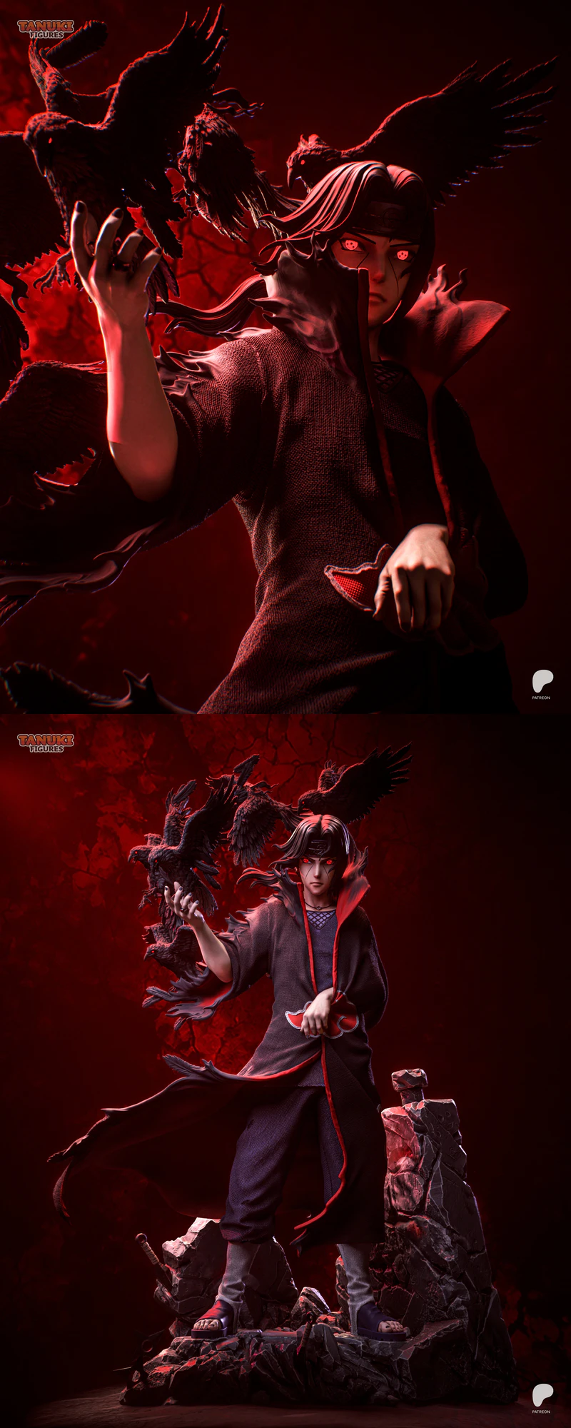 Itachi – Naruto STL model for 3D printing