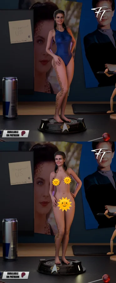 Jadzia Dax – Star Trek Deep Space Nine STL model for 3D printing