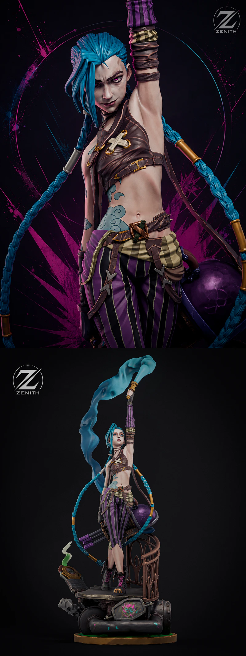 Jinx Arcane STL model for 3D printing