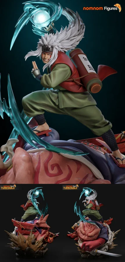 Jiraiya – Naruto STL model for 3D printing