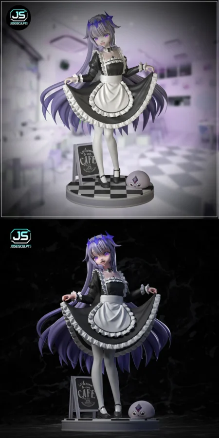Maid Biboo STL model for 3D printing