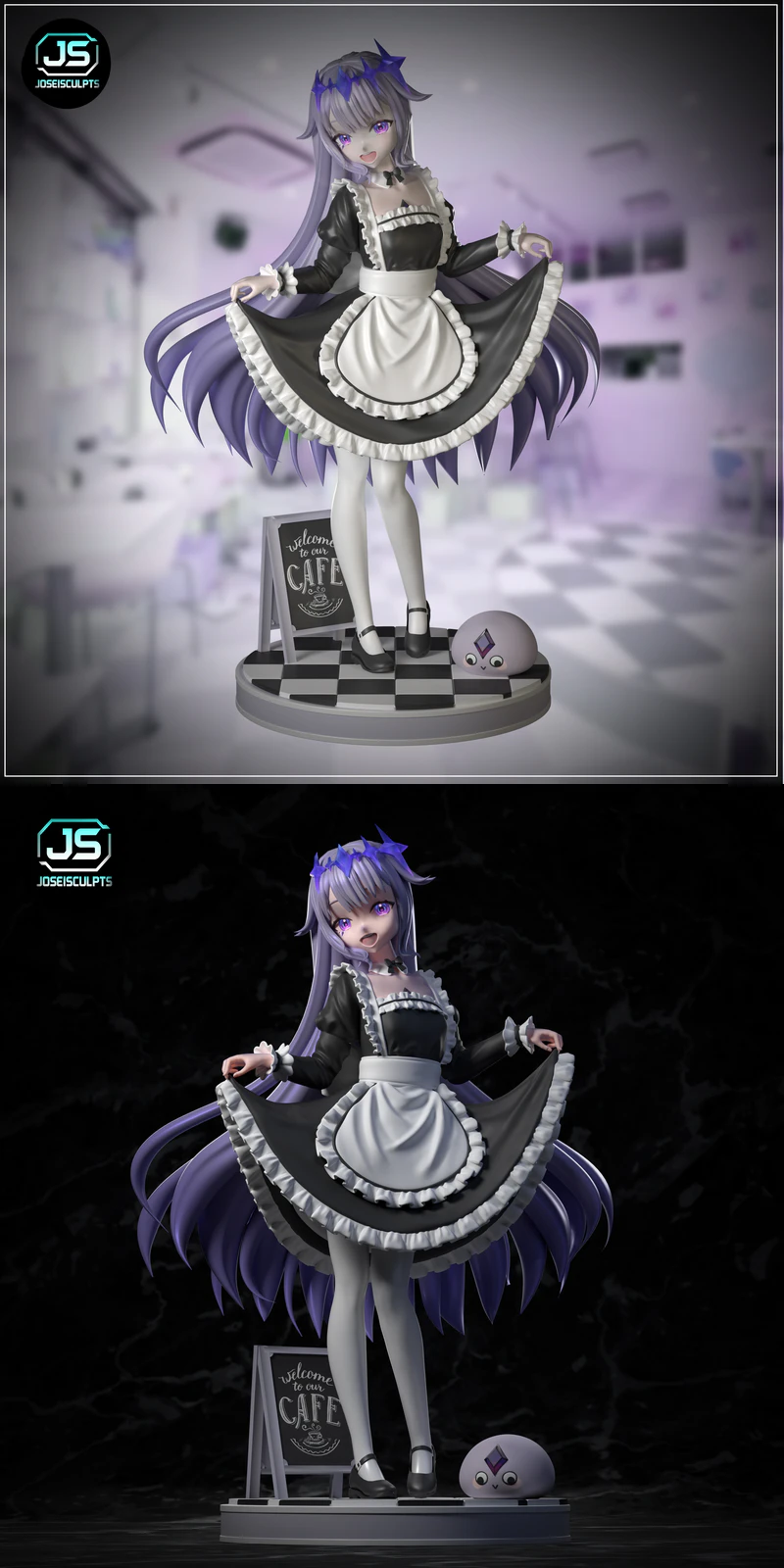 Maid Biboo STL model for 3D printing