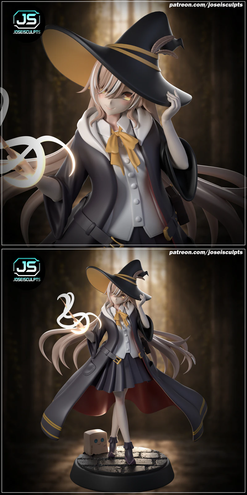 Witch Mumei STL model for 3D printing
