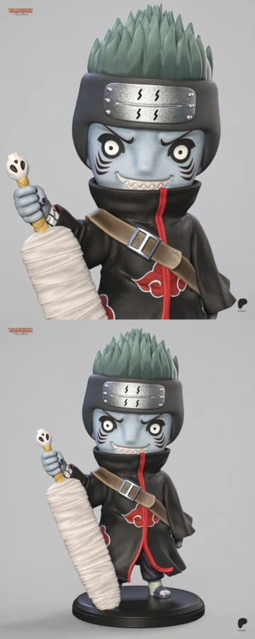 Kisame – Naruto – Chibi STL model for 3D printing