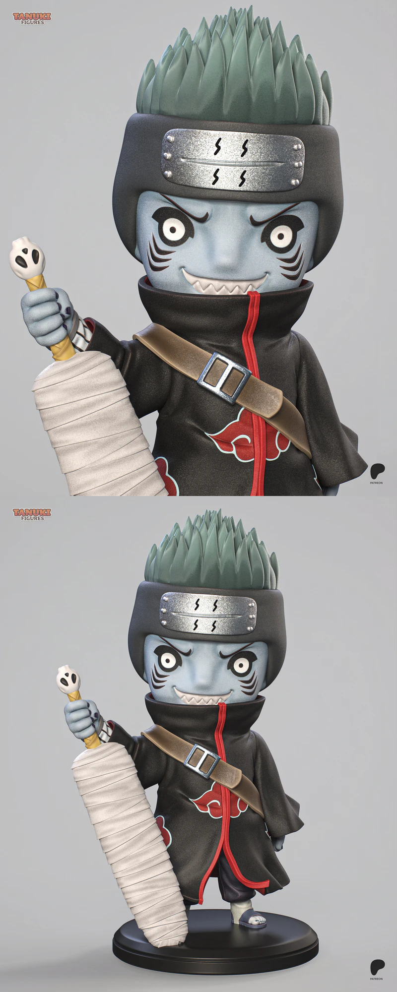 Kisame – Naruto – Chibi STL model for 3D printing