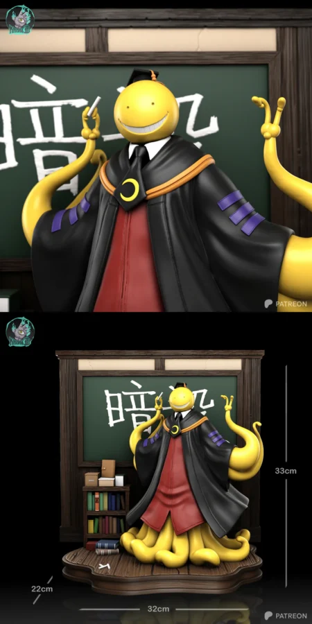 Koro-Sensei STL model for 3D printing