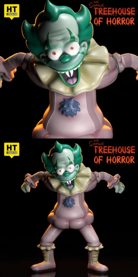 Krusty Halloween STL model for 3D printing