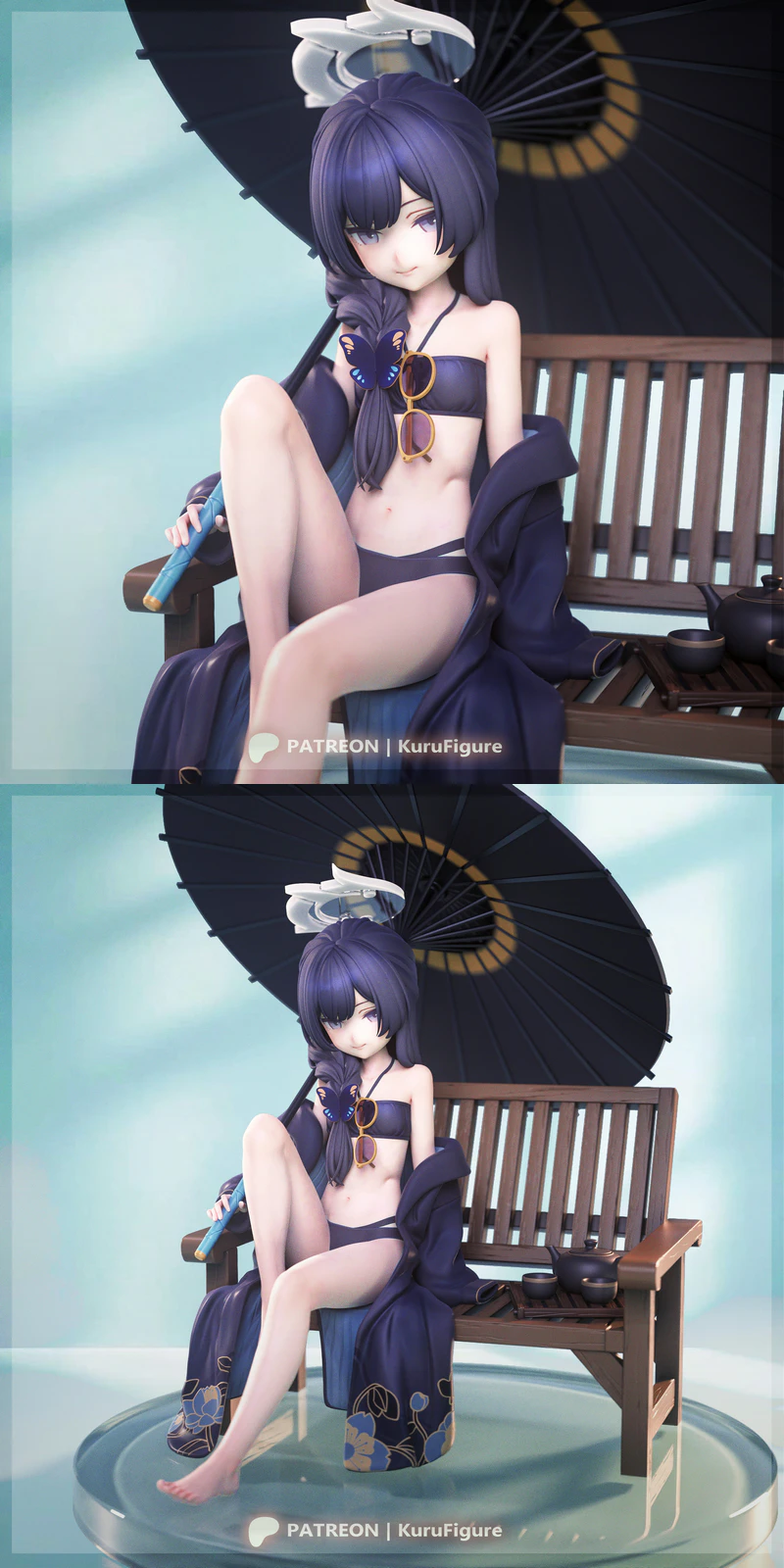 Summer Kisaki STL model for 3D printing