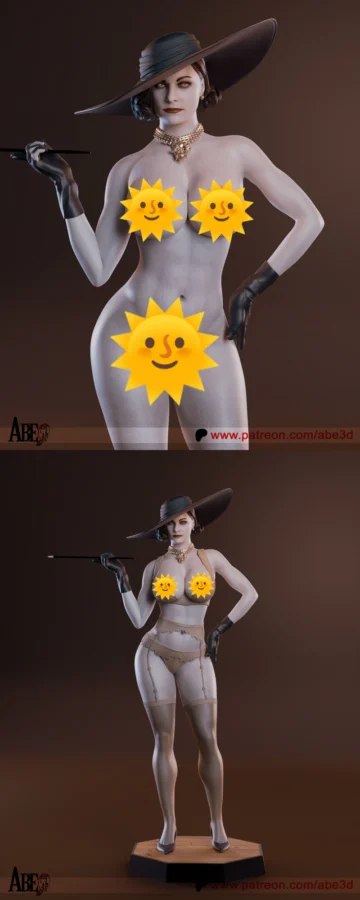 Lady Dimitrescu Extra STL model for 3D printing