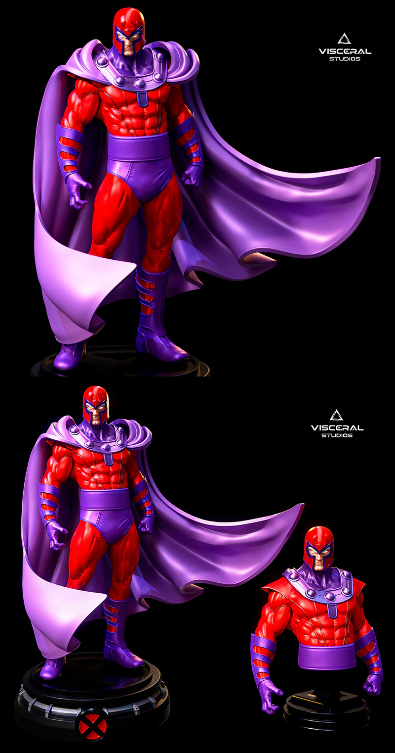 Magneto X-men STL model for 3D printing