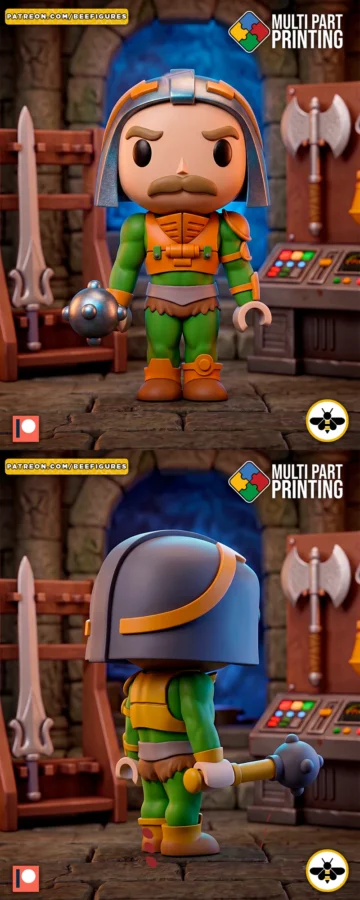 Man At Arms – He man STL model for 3D printing