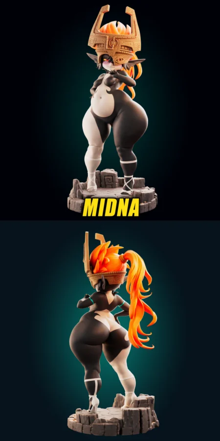 Midna Ultra Chubby Short Stack STL model for 3D printing