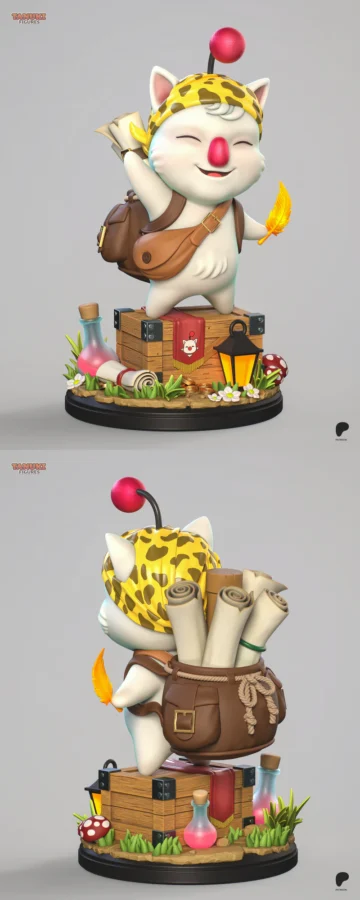 Moogle – Final Fantasy STL model for 3D printing