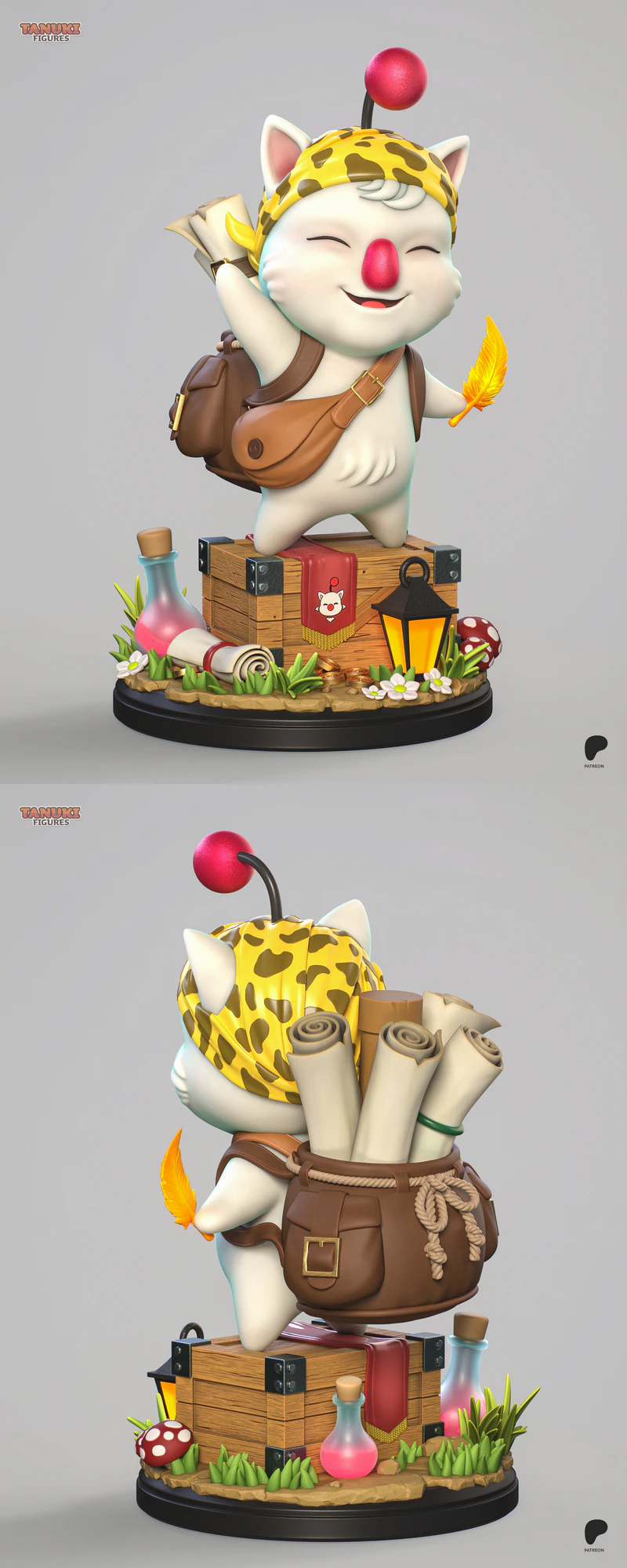 Moogle – Final Fantasy STL model for 3D printing
