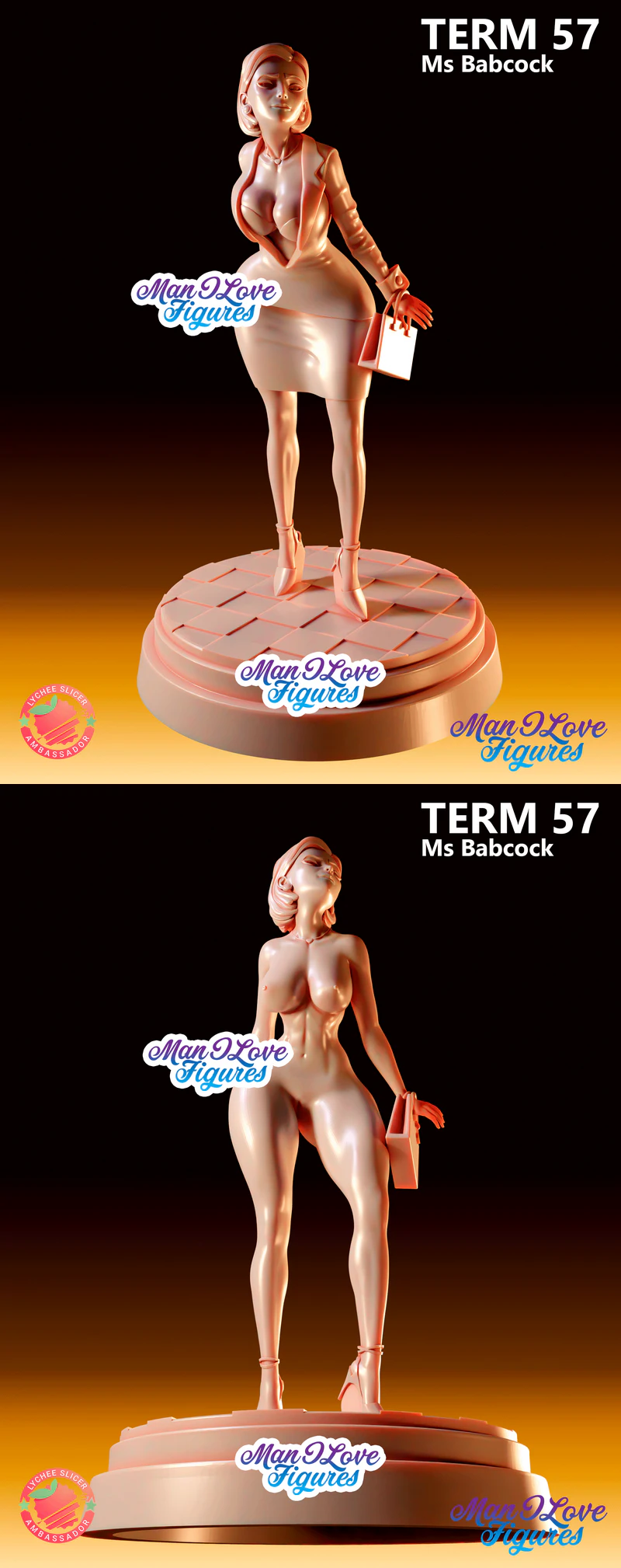 Ms Babcock STL model for 3D printing