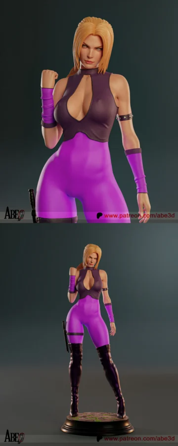 Nina Williams STL model for 3D printing