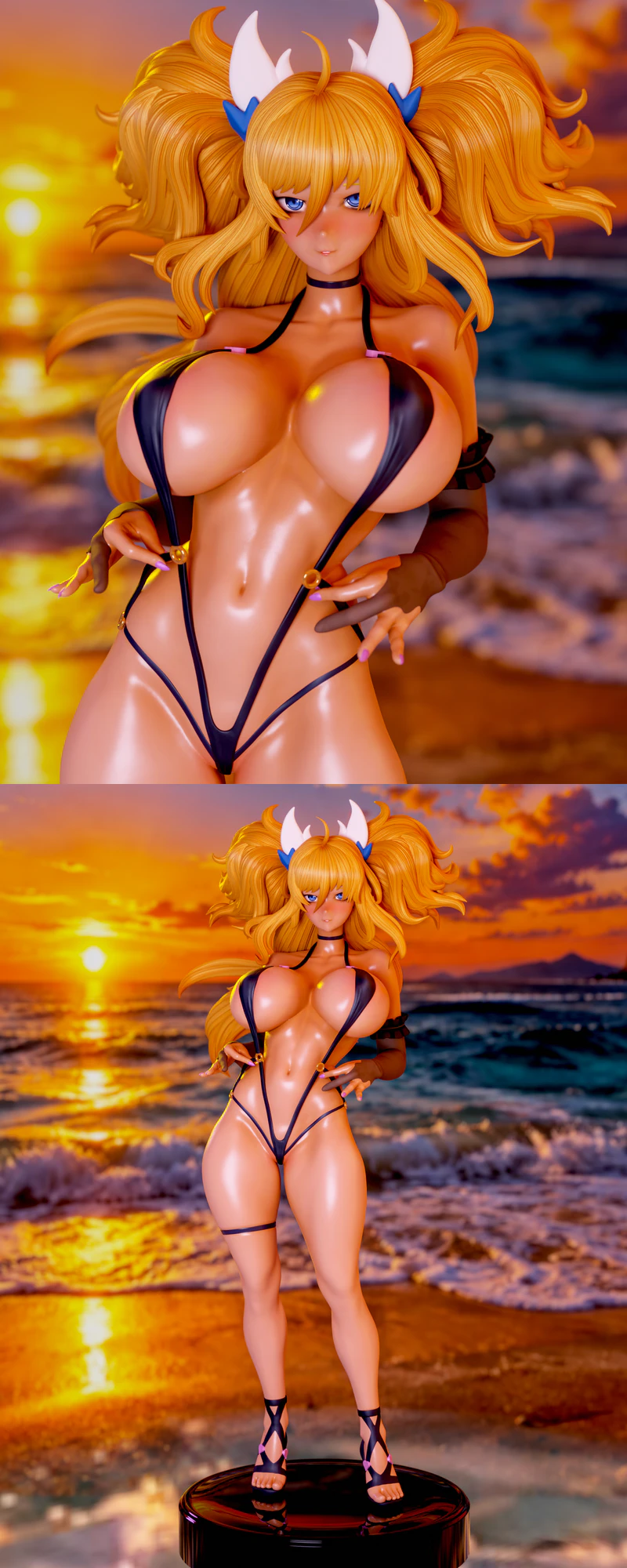 Onisaki Kirara Taimanin STL model for 3D printing