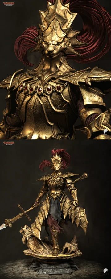 Ornstein – Dark Souls STL model for 3D printing
