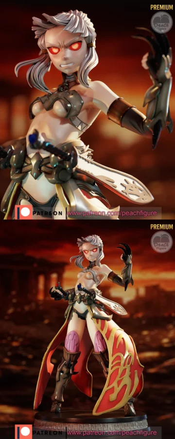 PENTHESILEA STL model for 3D printing
