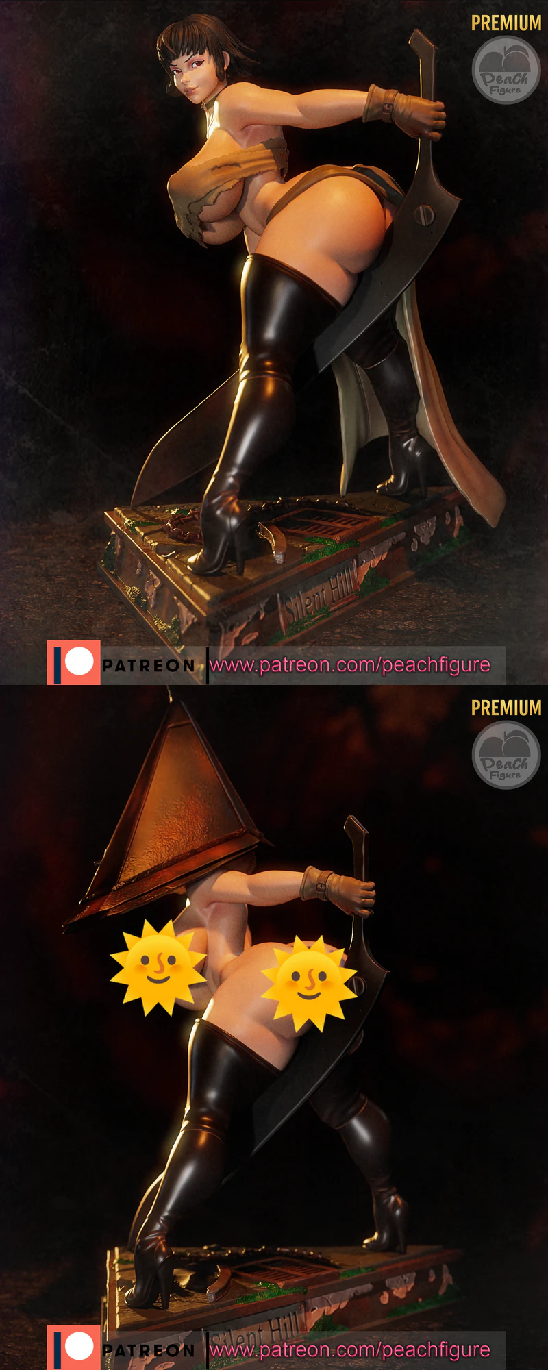 PYRAMID HEAD STL model for 3D printing