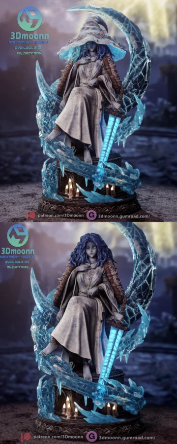 Ranni the Witch – Elden Ring STL model for 3D printing
