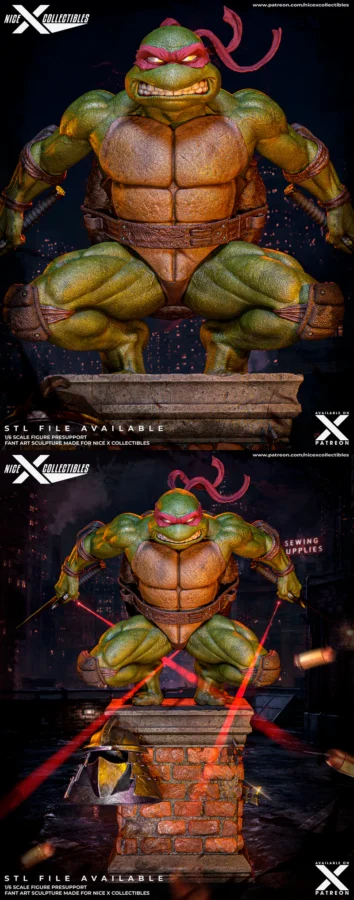 Raphael TMNT STL model for 3D printing