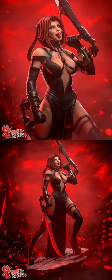 Rayne – BloodRayne STL model for 3D printing