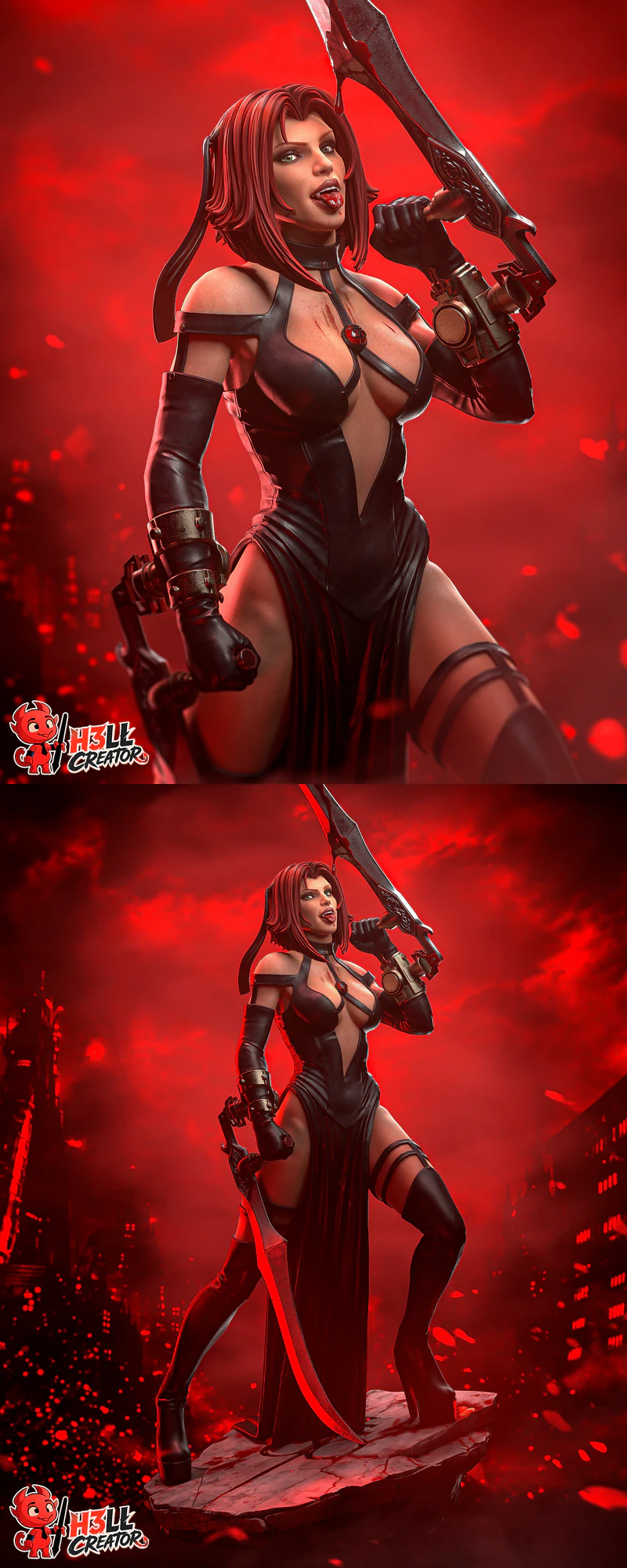 Rayne – BloodRayne STL model for 3D printing