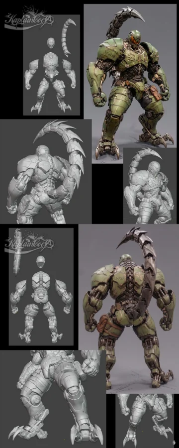 SINISTER SIX – SCORPION STL model for 3D printing