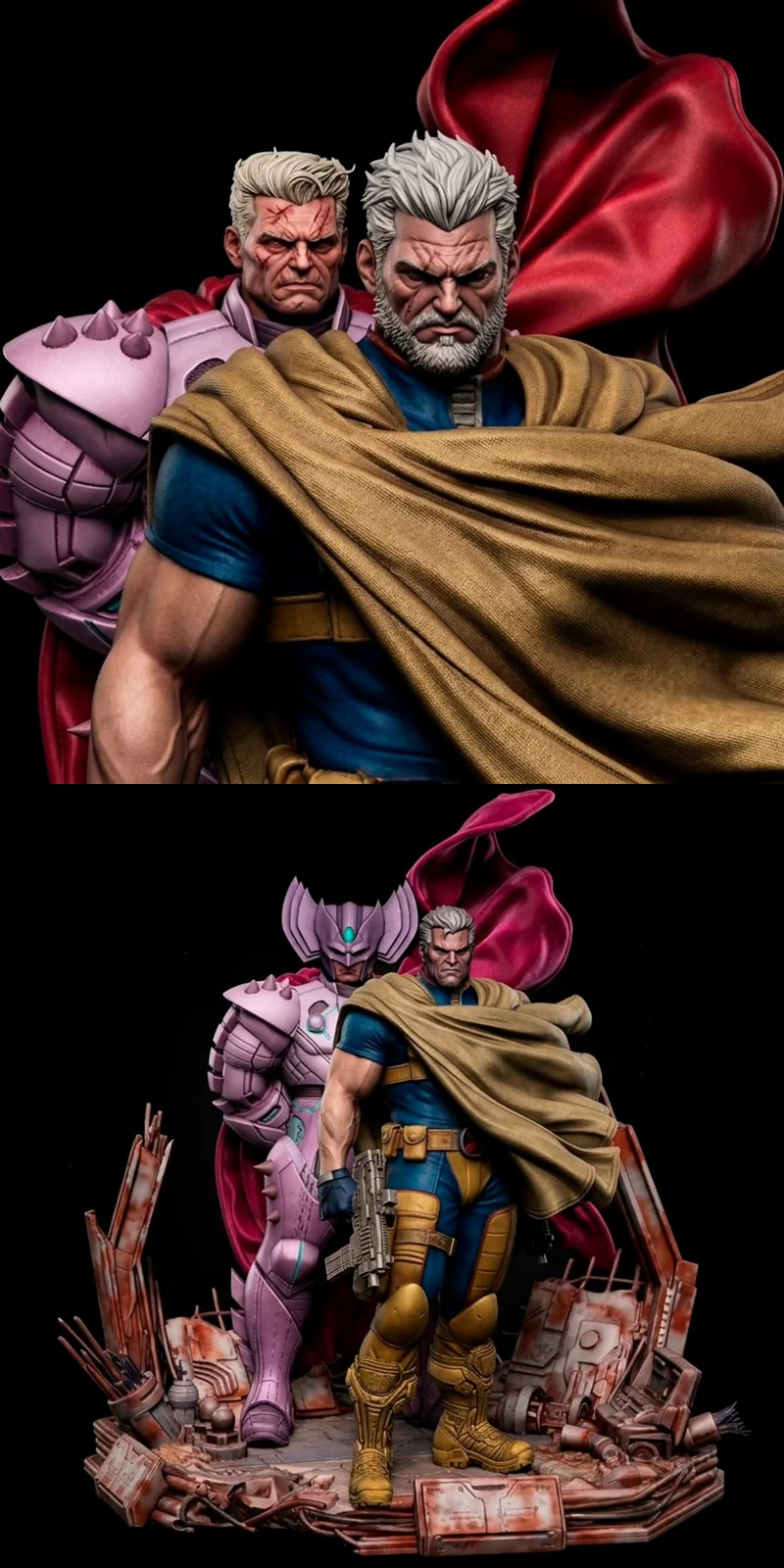 STRIFE VS CABLE DIORAMA STL model for 3D printing
