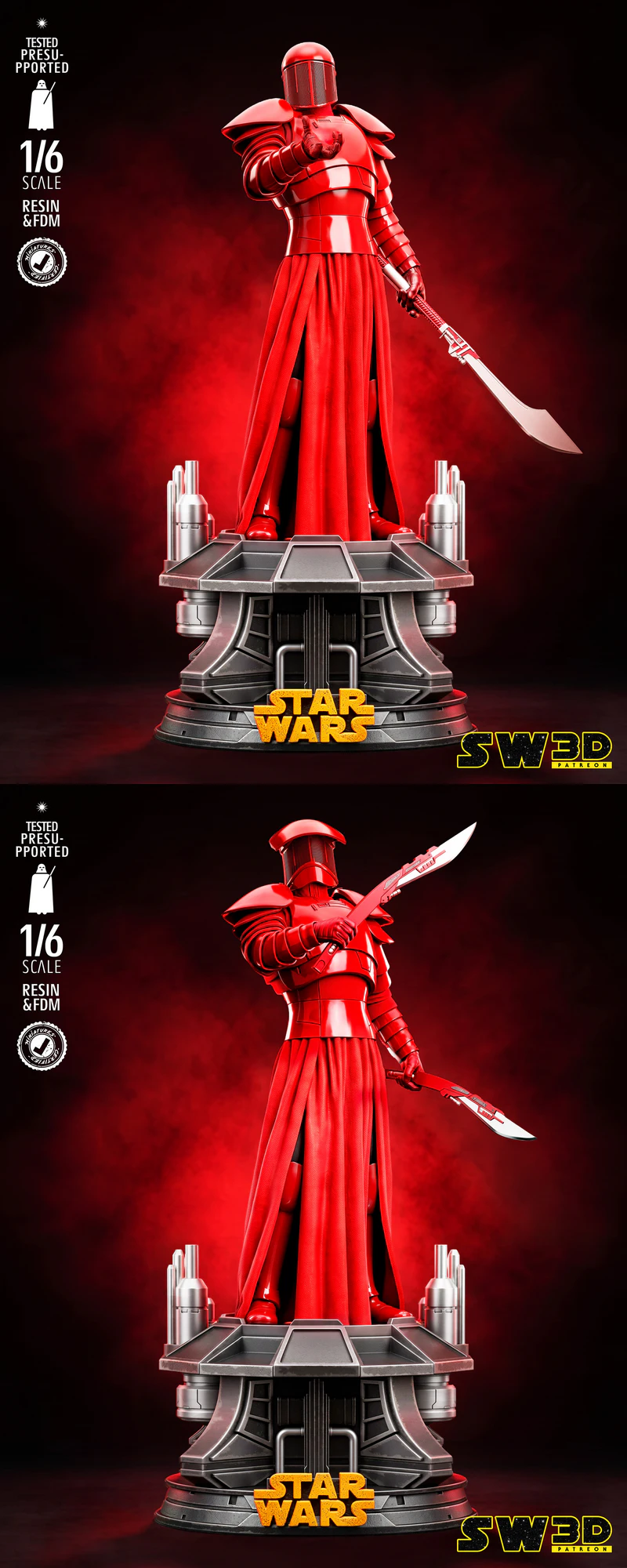 Praetorian Guard Sculpture STL model for 3D printing