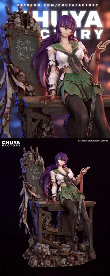 Saeko Busujima STL model for 3D printing