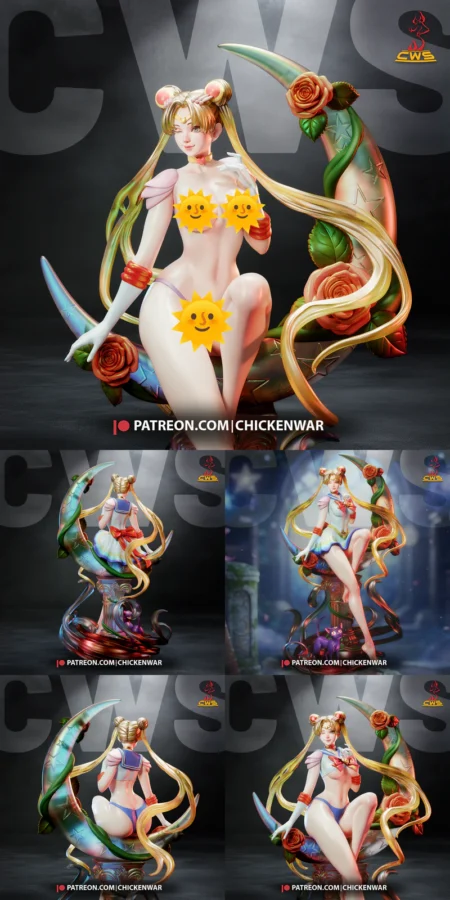 Sailor Moon STL model for 3D printing