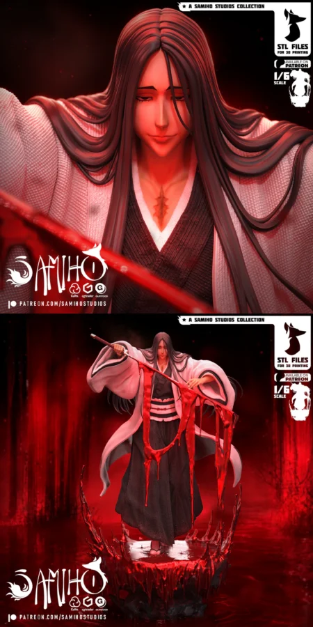 Unohana Retsu STL model for 3D printing