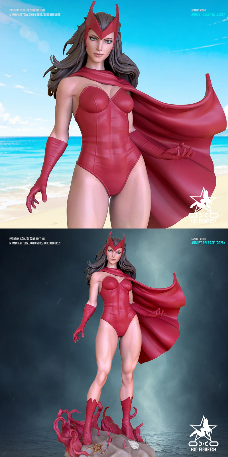 Mystic Mage STL model for 3D printing